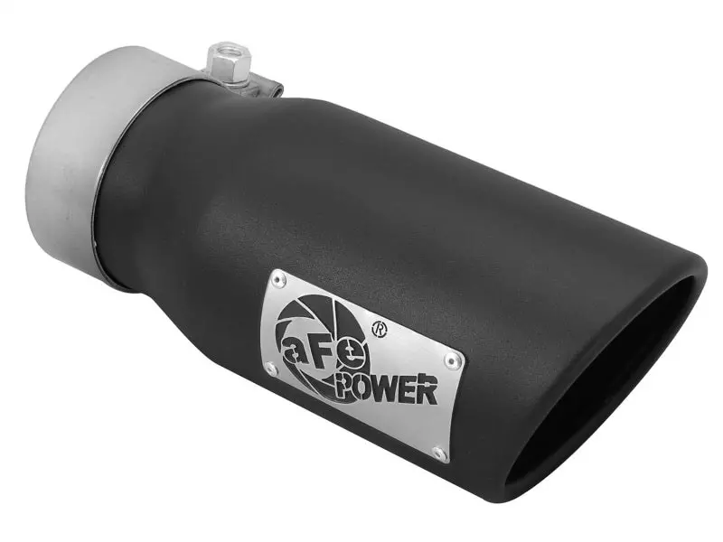 Afe Machforce Xp 3In Inlet X 4In Outlet X 9In Length Clamp-On Black Tip 1