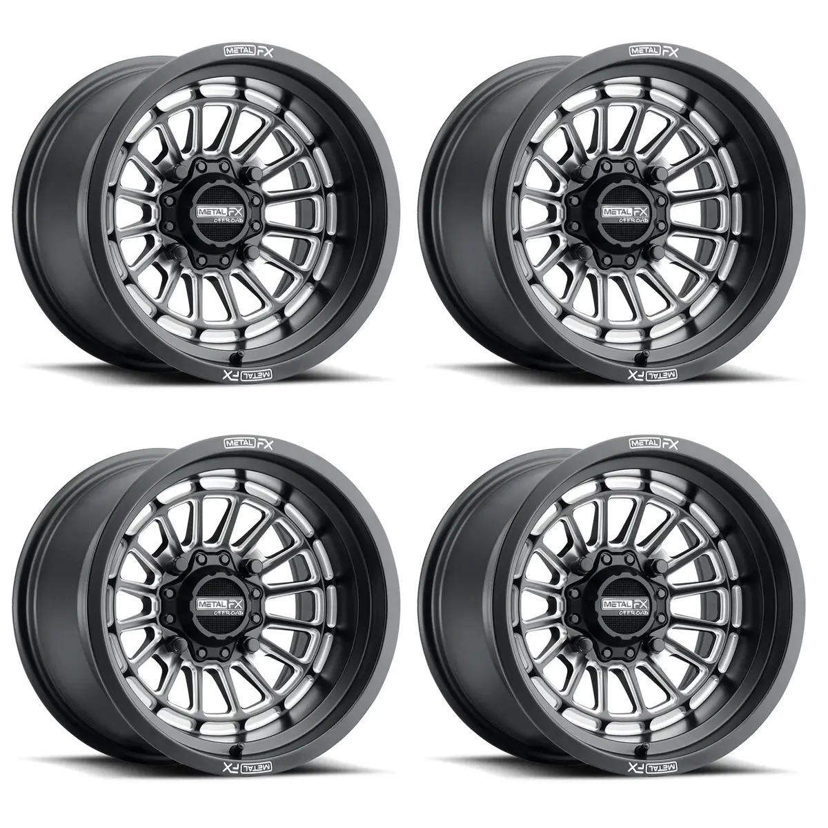 Set Of 4 15X10 Delta Wheels (Satin Black Contrast Cut) 1