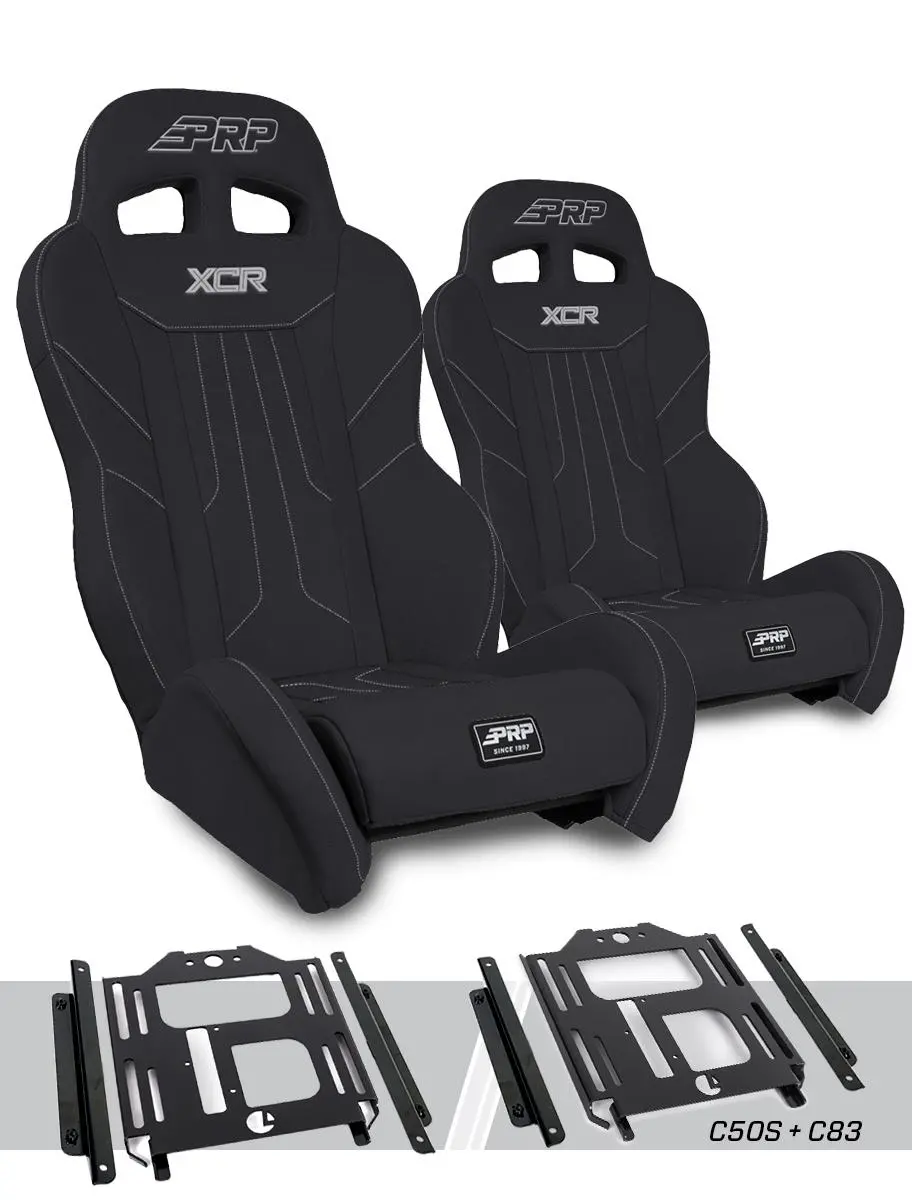 Xcr Suspension Seats Kit For Polaris Rzr 570, 800, 900 (Pair) 1
