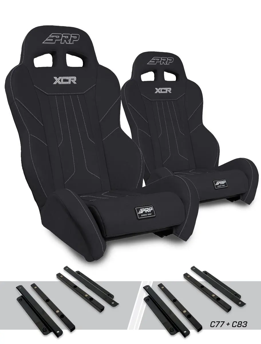 Xcr Suspension Seats Kit For Polaris General, Rzr S 900, 900 Trail, Trail, Xp 1000, Turbo, Turbo S, Rs1 (Pair) 1