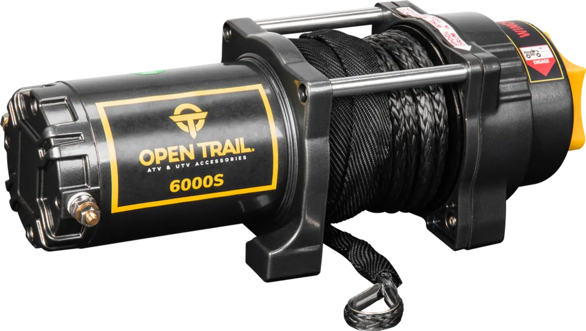 Open Trail 6000Lb Synthetic Rope Winch 1