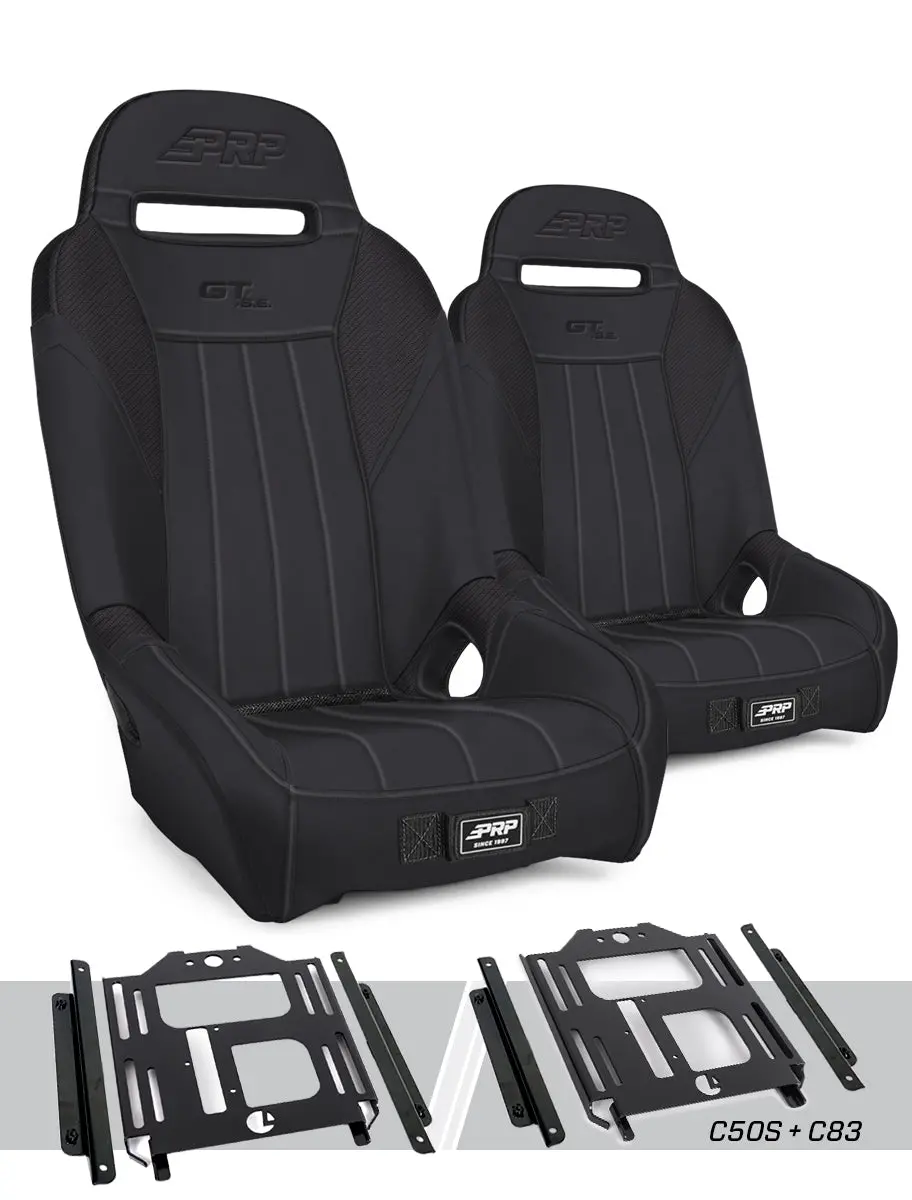 Gt/S.E. Suspension Seats Kit For Polaris Rzr 570, 800, 900 (Pair) 1
