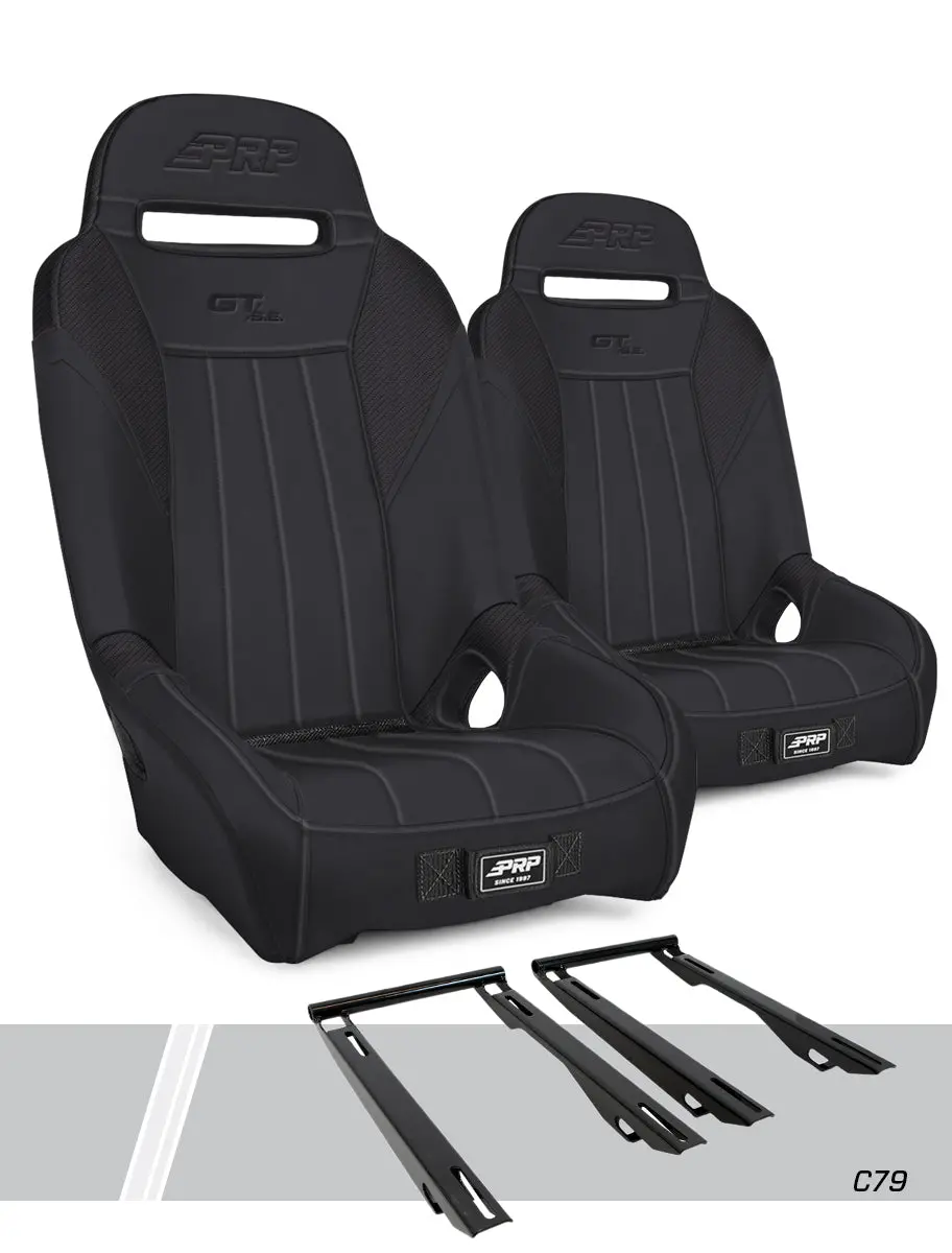 Gt/S.E. Suspension Seats Kit For Polaris Rzr Pro Xp, Pro R, Turbo R (Pair) 1