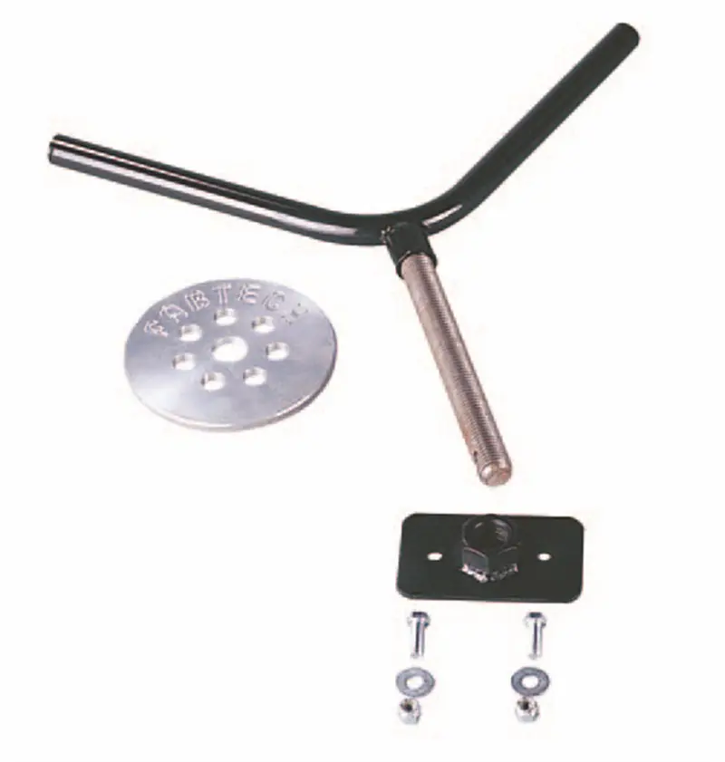 Fabtech Universal Spare Tire Flat Mount - Black 1