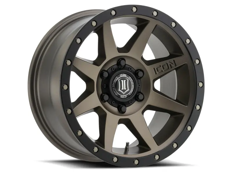 Icon Rebound 18X9 6X5.5 0Mm Offset 5In Bs 106.1Mm Bore Bronze Wheel 1