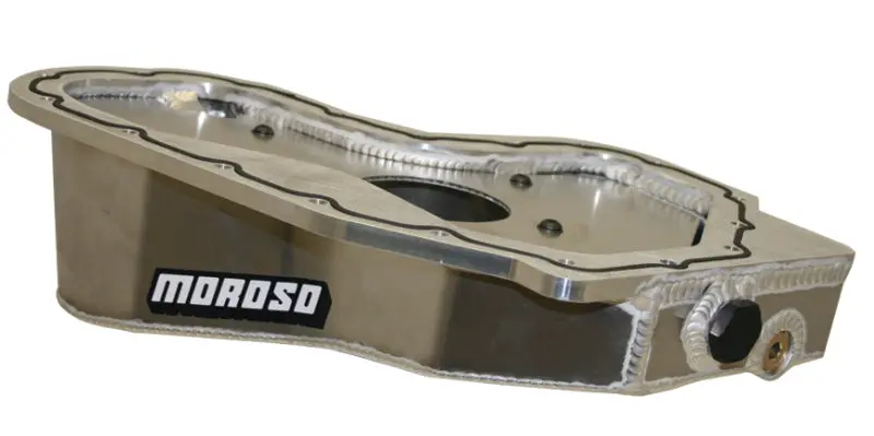 Moroso Lotus/Toyota 2Gr-Fe/Z Road Race Baffled Wet Sump 6.25Qt Stock Depth Aluminum Oil Pan 1
