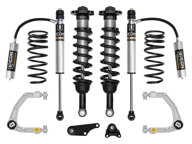 Icon 2024+ Toyota Tacoma 1.25In-3In Stage 3 Suspension System Billet W/ Triple Rate Spring 1