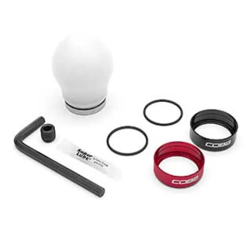 Cobb 04-23 Volkswagen Golf Gti / 14-24 Volkswagen Golf R  Weighted Shift Knob - White 1