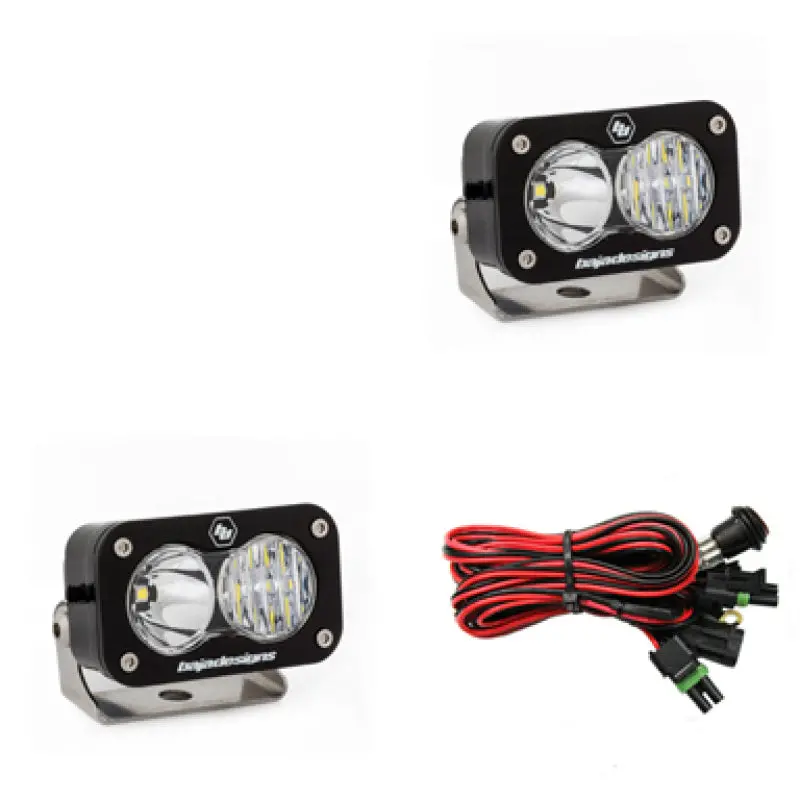 Baja Designs S2 Pro Series Led Light Pods Driving Combo Pattern - Pair 1