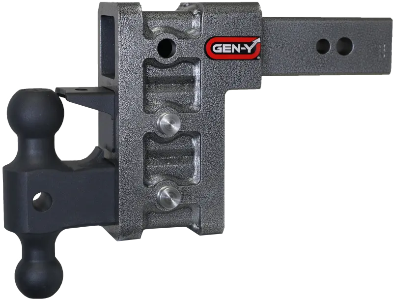 Gen-Y Mega Duty 2.5In Shank 6In Drop 3.5K Tw 32K Hitch W/Gh-0161 Dual-Ball/Pintle Lock 1