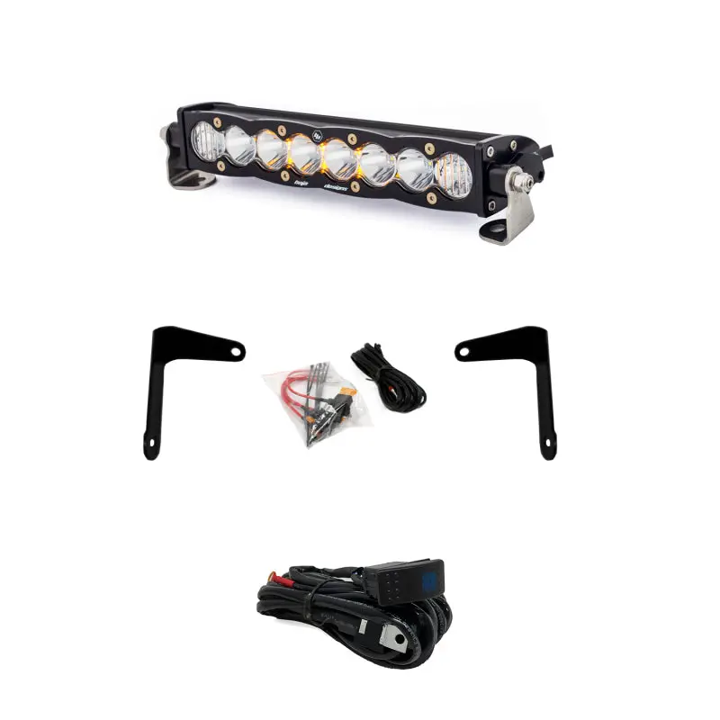 Baja Designs Can-Am X3 Shock Mount Kit W/10In S8 Light Bar Clear 1