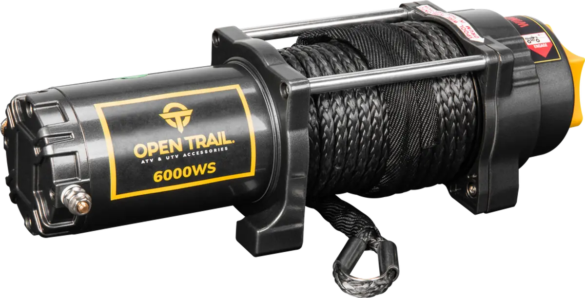 Open Trail 6000Lb Wide Body Synthetic Rope Winch 1