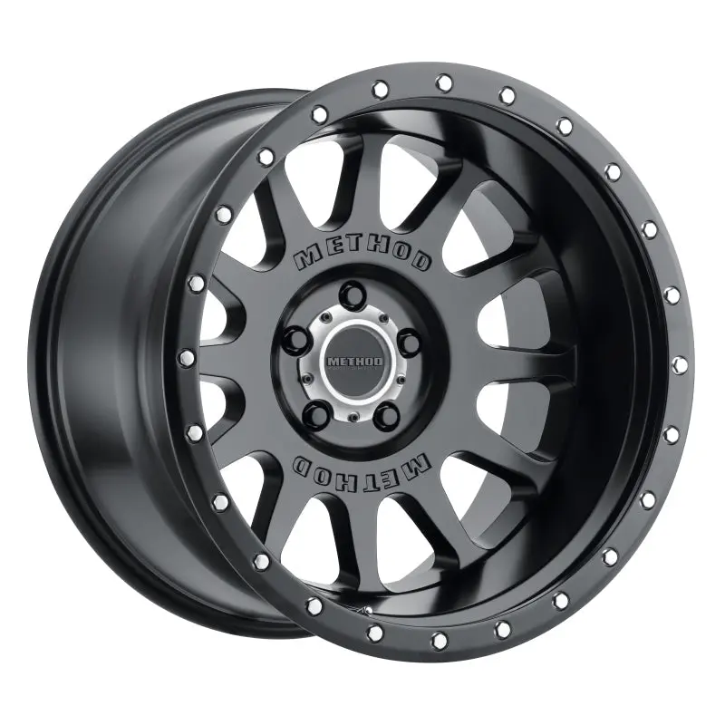 Method Mr605 Nv 20X10 -24Mm Offset 5X5 71.5Mm Cb Matte Black Wheel 1