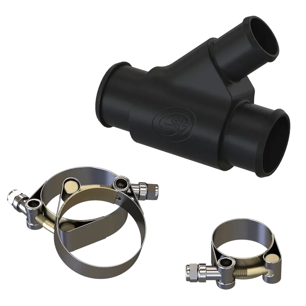 S&B Aluminum Coolant Y Pipe For 2013-2015 Dodge Ram Cummins 6.7 Dual Radiator 1