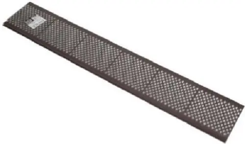 Amerimax 85379 36" Brown Plastic Gutter Guard Screen Cover Protectors - Quantity Of 6 1