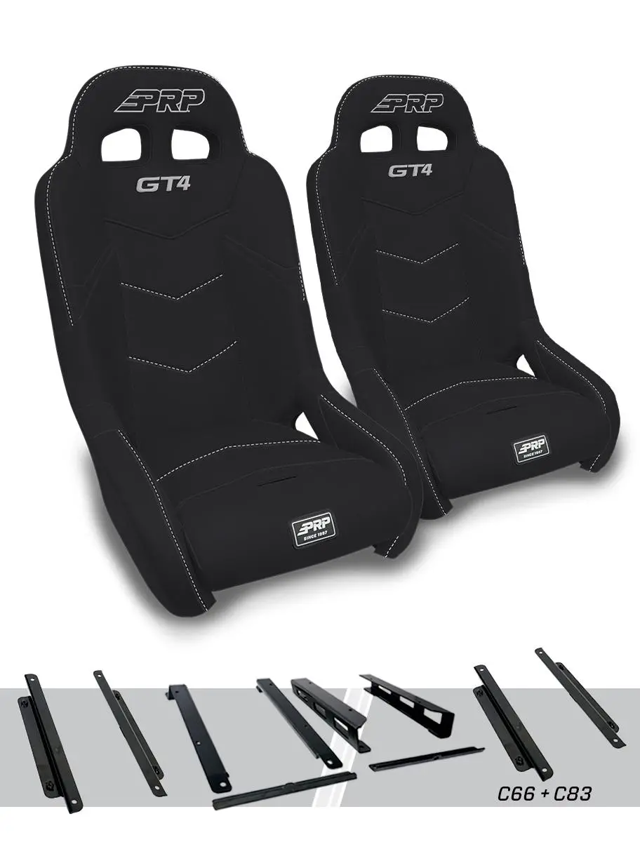 Gt4 Suspension Seats Kit For Honda Talon (Pair) 1