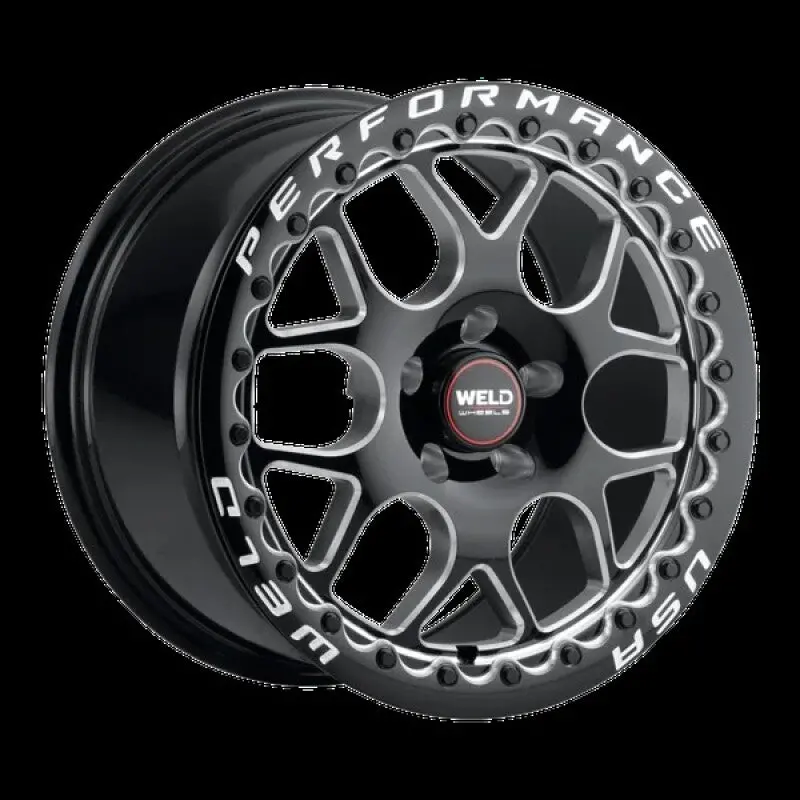 Weld S910 Solana Beadlock 17X10 6X135 Et42 Bs 7.15 Gloss Black Wheel Mil Dia 87.1 1