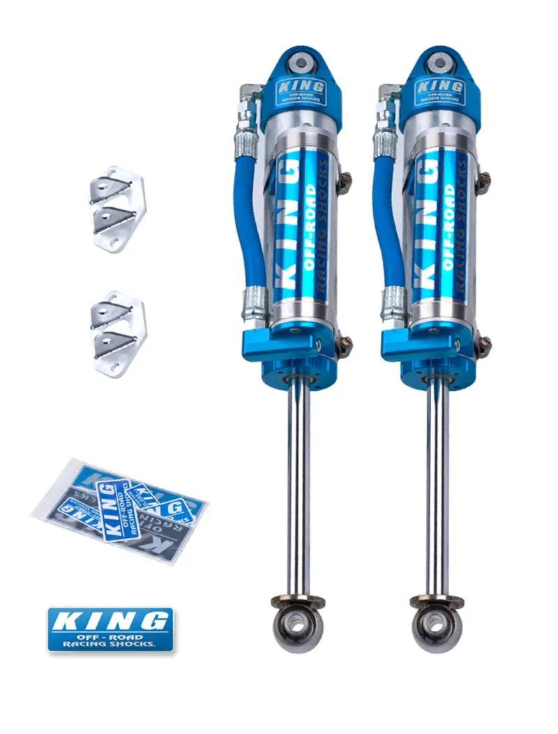 King Shocks 96-04 Toyota Tacoma (6 Lug) Rear 2.5 Dia Piggy Hose Reservoir Shock (Pair) 1
