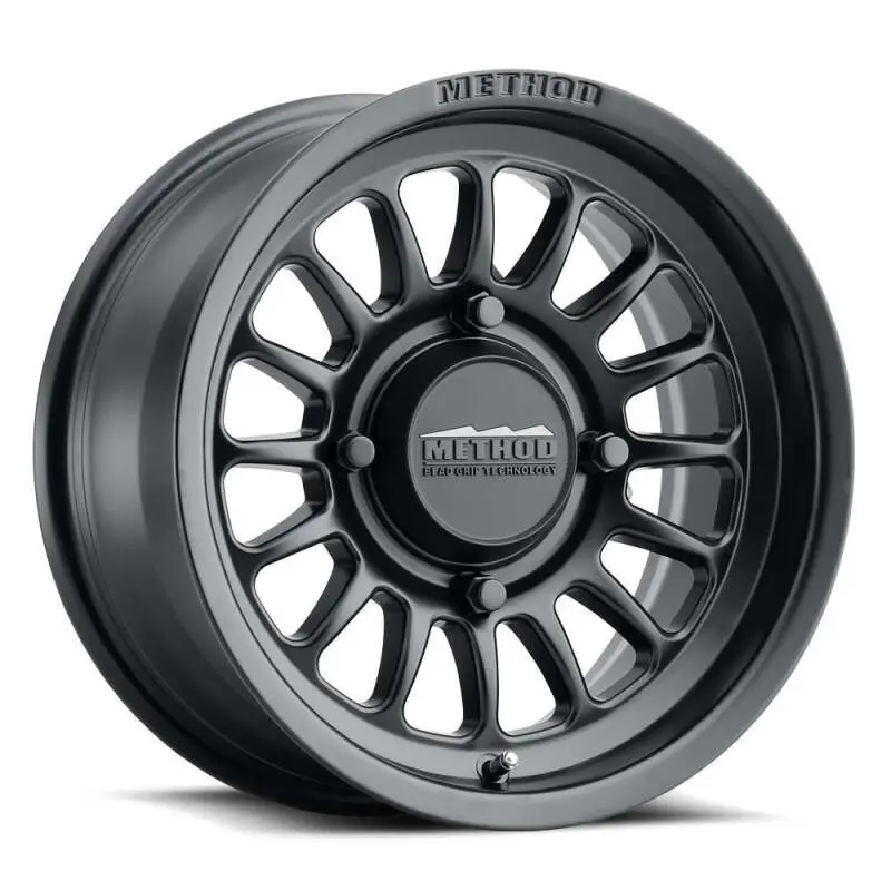 Method Mr411 Bead Grip 15X7 / 5+2/38Mm Offset / 5X4.5 / 72 Cb Matte Black Wheel 1