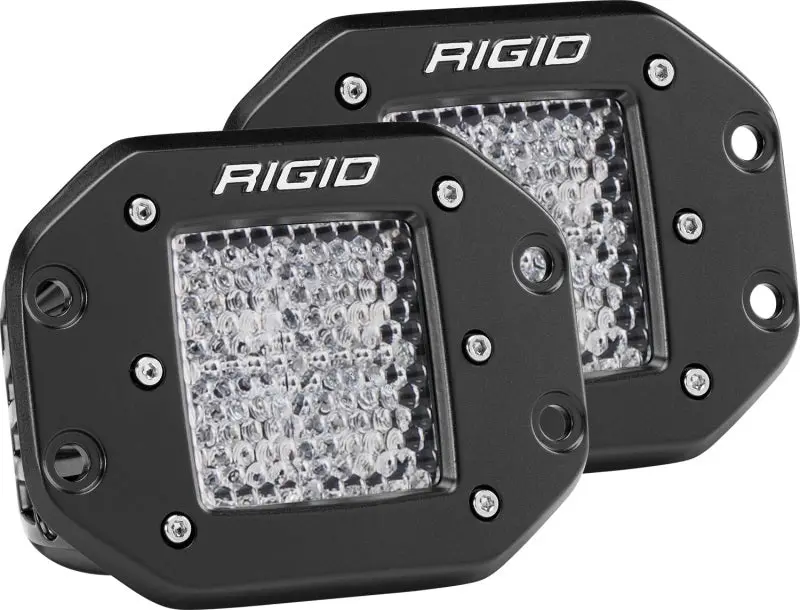 Rigid Industries Dually - Flush Mount - 60 Deg. Lens - Set Of 2 1