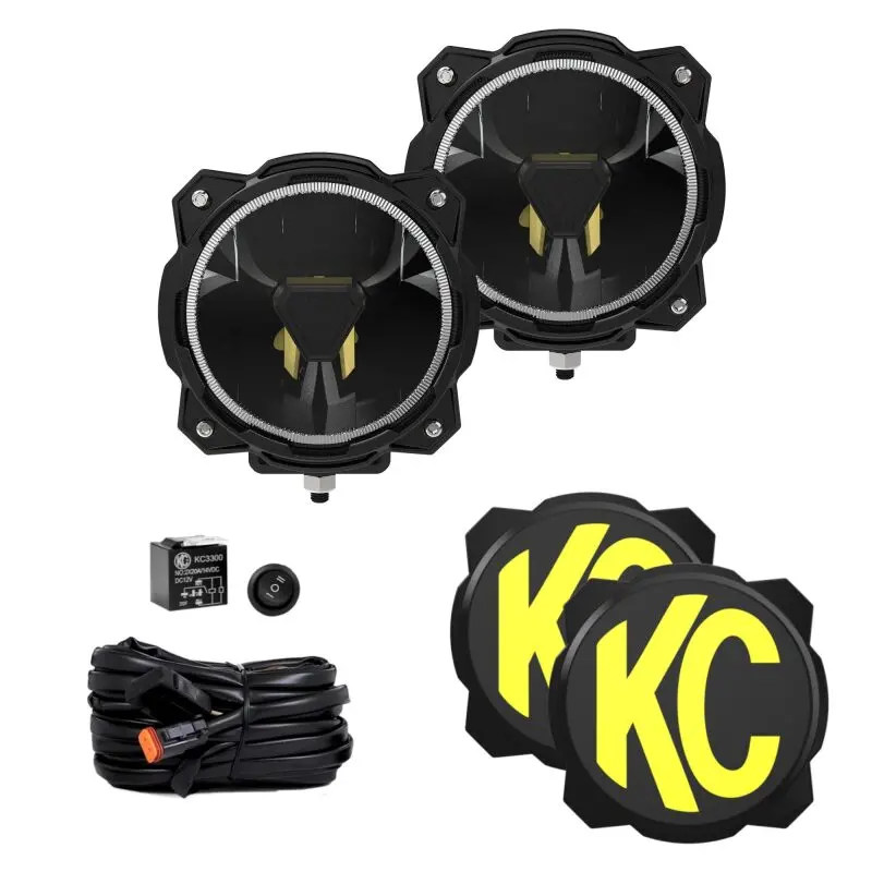 Kc Hilites Gravity Titan Led 6In. - Pair Pack (Wide-40 Beam) 1