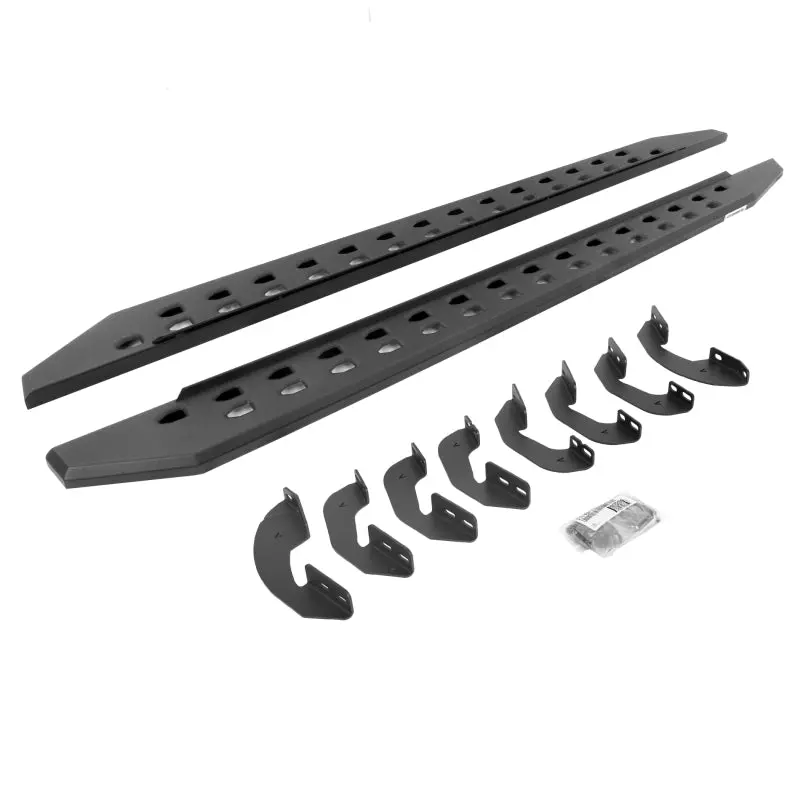 Go Rhino 07-21 Toyota Tundra Dc 4Dr Rb20 Slim Running Boards Kit (Incl. Brackets) - Tex. Blk 1