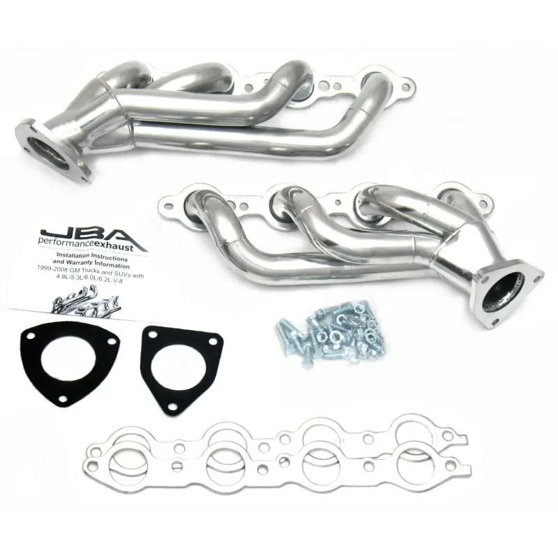 Jba 03-06 Gm Truck 6.0L Ls W/O Egr 1-5/8In Primary Silver Ctd Cat4ward Header 1