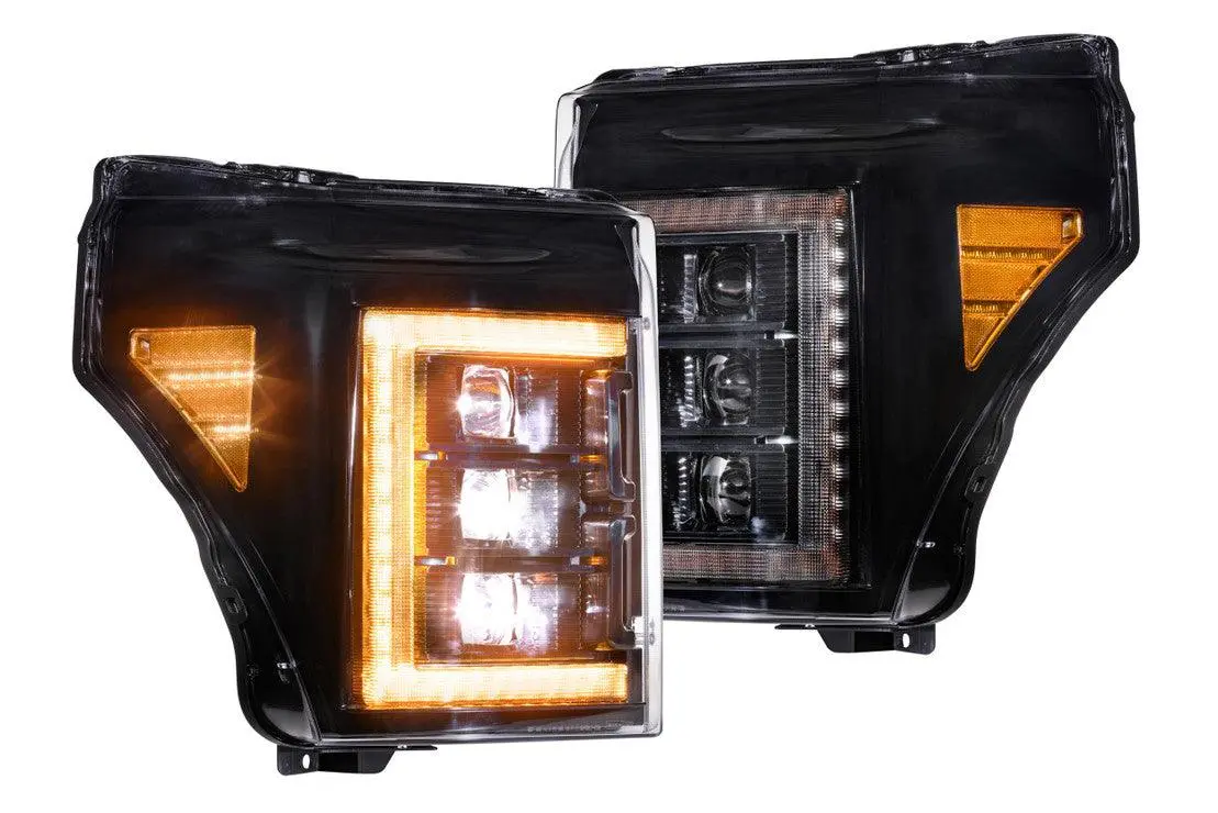 Morimoto Ford Super Duty (11-16): Xb Led Headlights (Amber Drl) 1