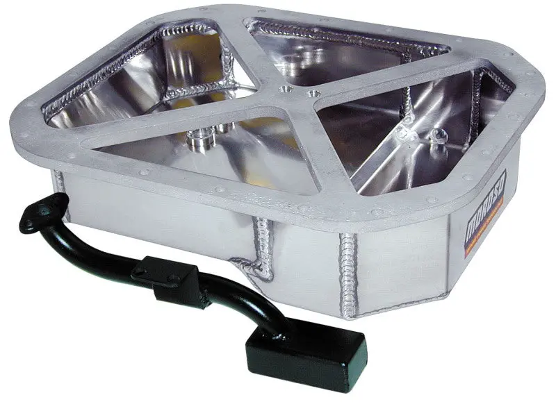 Moroso Mazda 13B Rotary (W/Rear Sump) Drag Race Baffled Wet Sump 6.25Qt 4In Aluminum Oil Pan 1