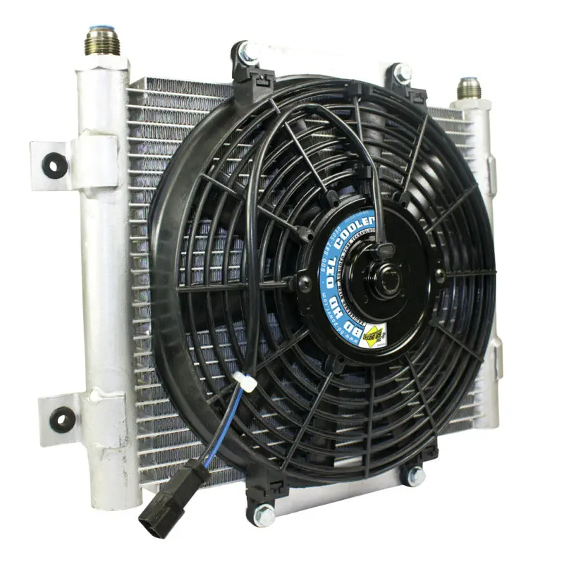 Bd Diesel Xtrude Trans Cooler W/Fan 5.5In 1