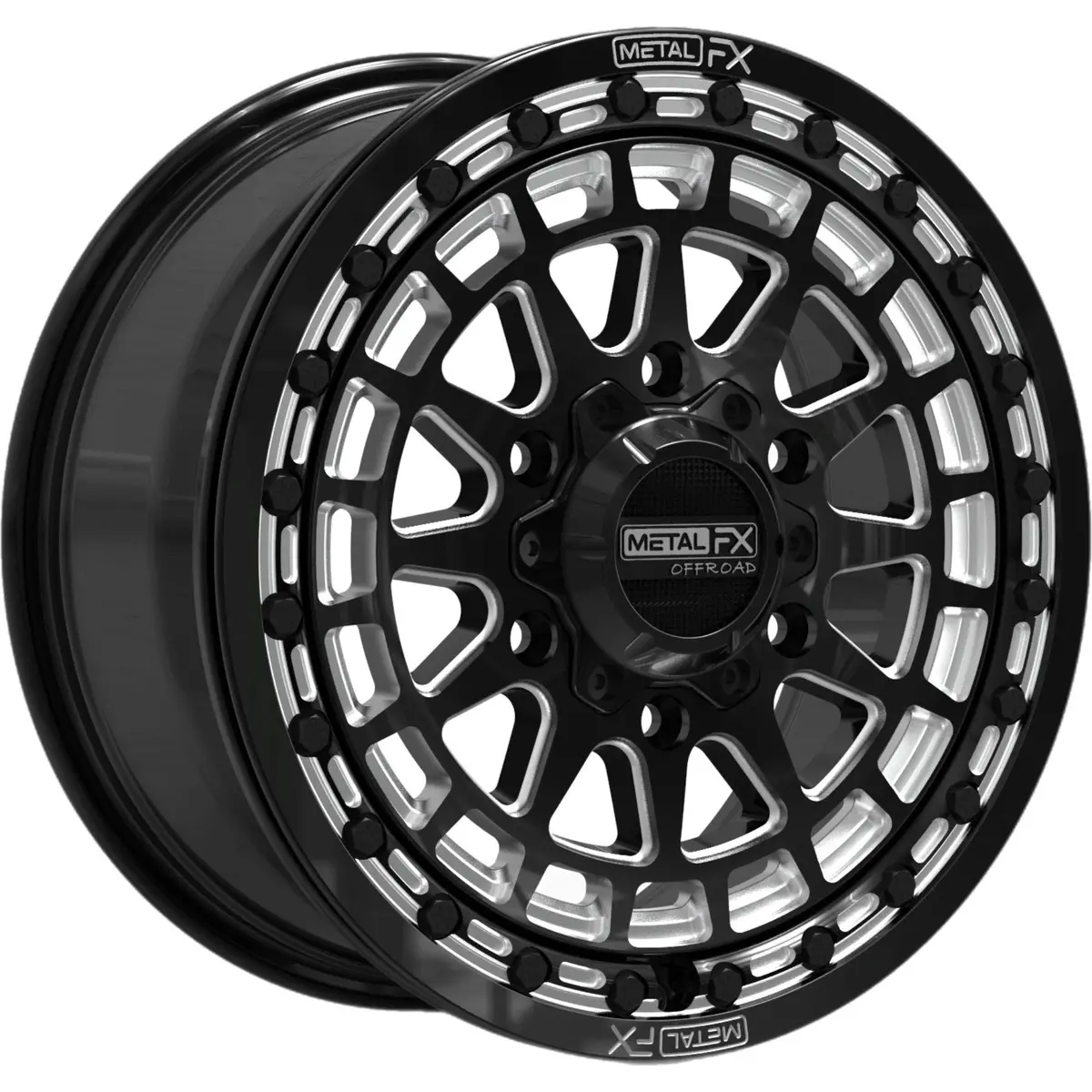Outlaw 6R Beadlock Wheel (Satin Black Contrast Cut) 1
