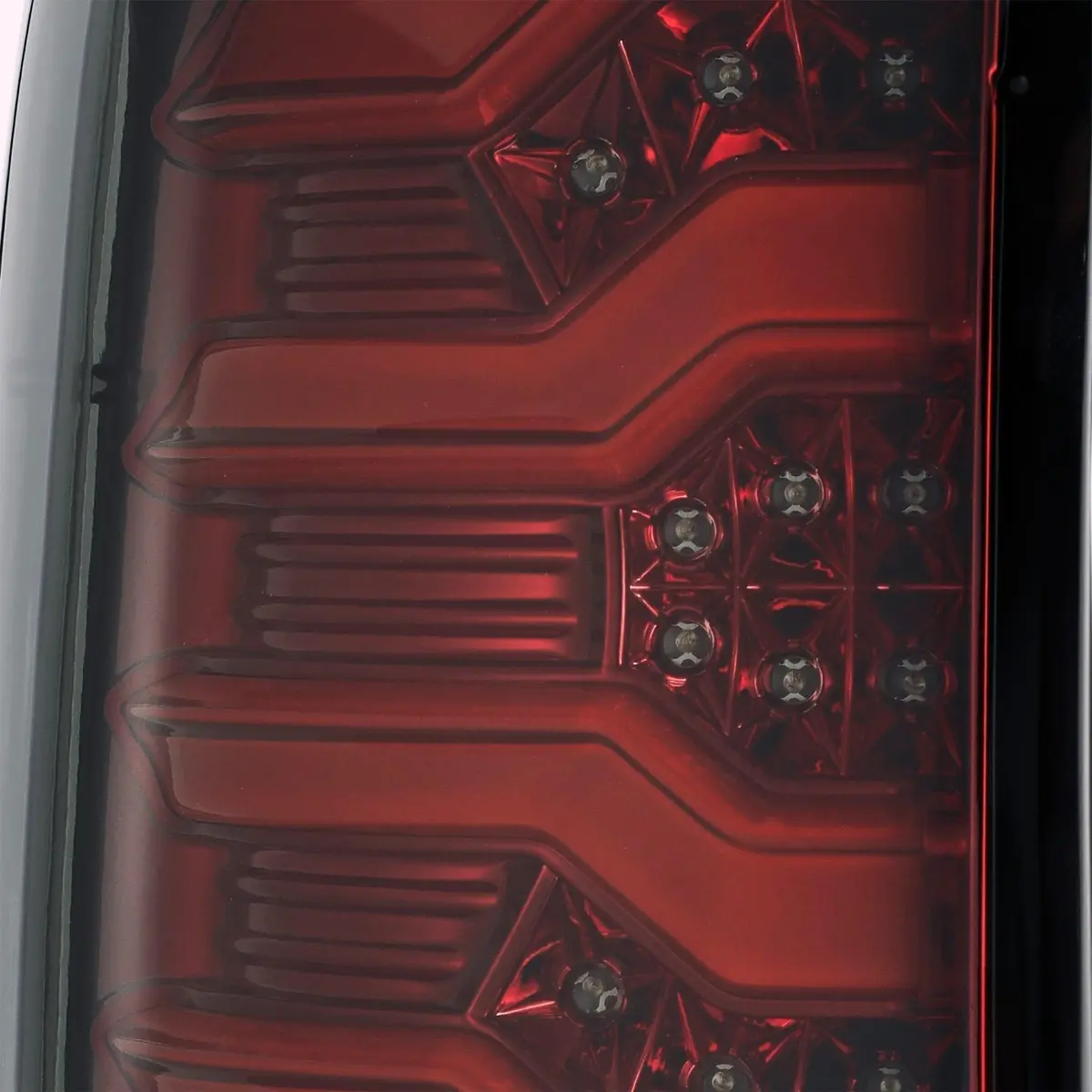 Alpha Rex 14-18 Chevrolet Silverado 1500 / 15-19 Silverado 2500Hd/3500Hd / 15-19 Gmc Sierra 3500Hd Dually Pro-Series Led Tail Lights Red Smoke 2