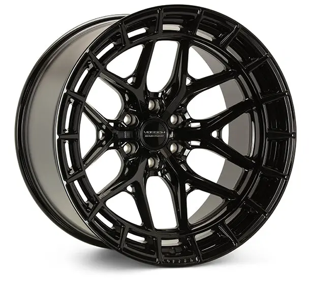 Vossen Hfx-1 22X10 / 6X139.7 Bp / Et-18 / 106.1 Cb / Super Deep - Gloss Black Wheel 1