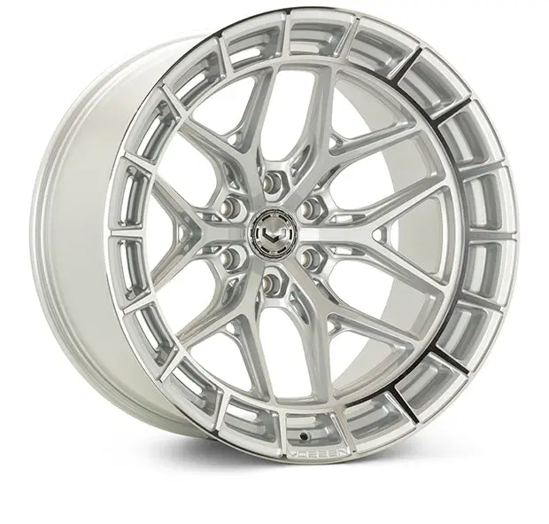 Vossen Hfx-1 18X9 / 6X139.7 / Et0 / Super Deep / 106.1 Cb - Silver Polished Wheel 1