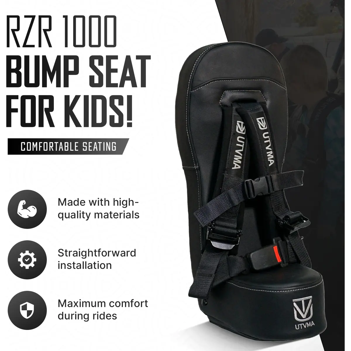 Polaris Rzr Xp 1000 / Turbo Bump Seat 8