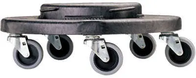 Rubbermaid Brute 2640-20-Bla Commrcial Trash Can Dolly 1