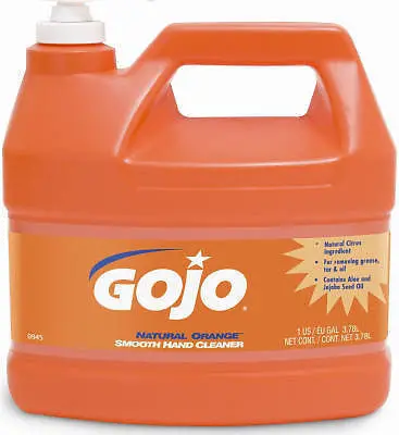 4 Ea Gallon Gojo 0945-04 Non Pumice Natural Orange Lotion Hand Cleaner 1