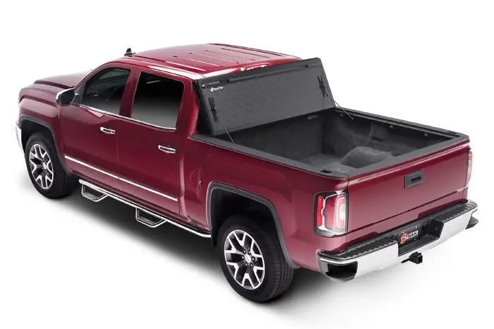 Bak Industries 2012-2017 Dodge Ram 2500 Hard Folding Tonneau Cover (6' 4" Bed) | Bakflip Fibermax - 1126203Rb 1