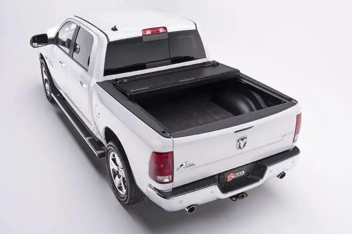 Bak Industries 2009-2017 Dodge Ram 1500 Hard Folding Tonneau Cover (5' 7" Bed) | Bakflip F1 - 772207Rb 1