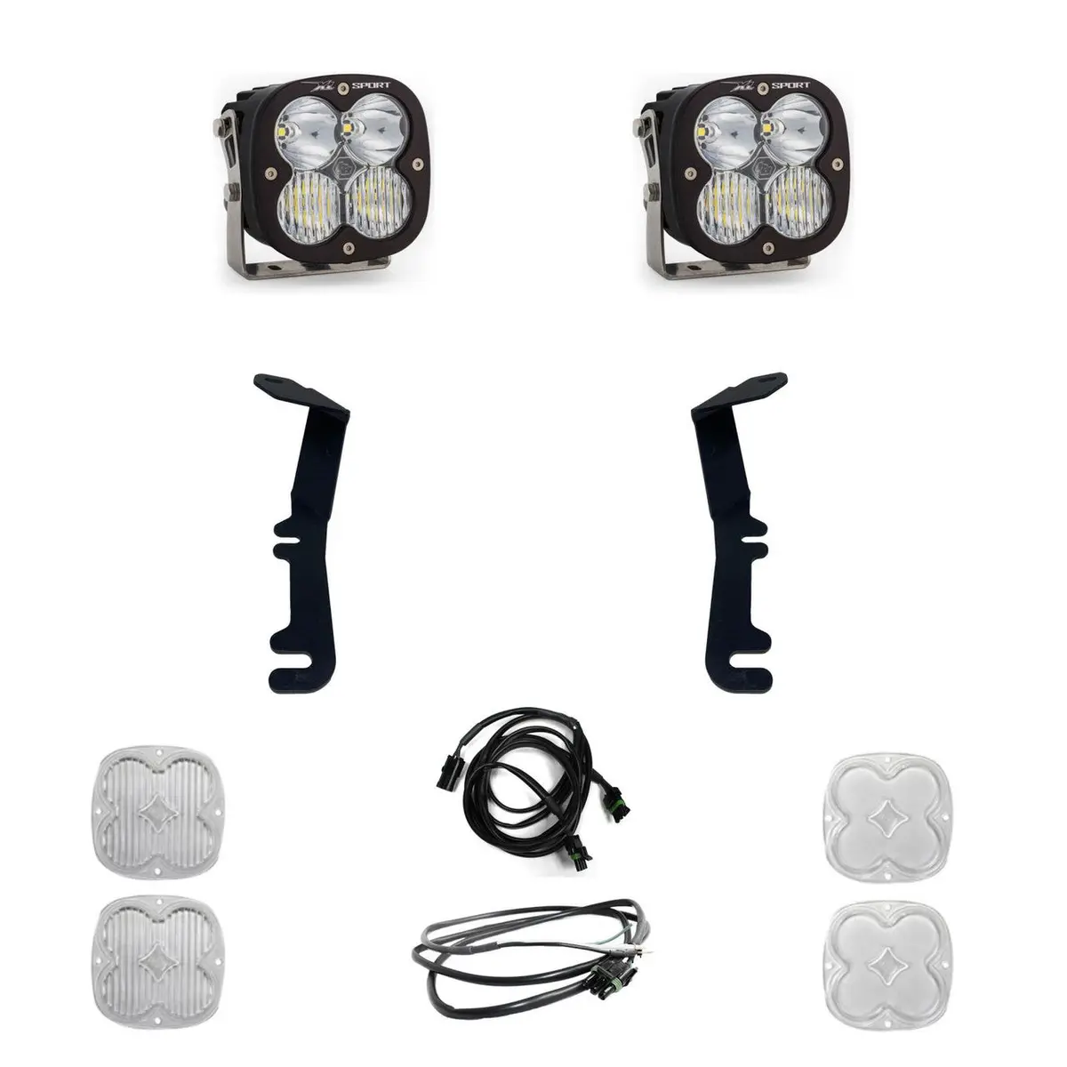 Baja Designs Trx A-Pillar / Ditch Light And Bracket Kit 1