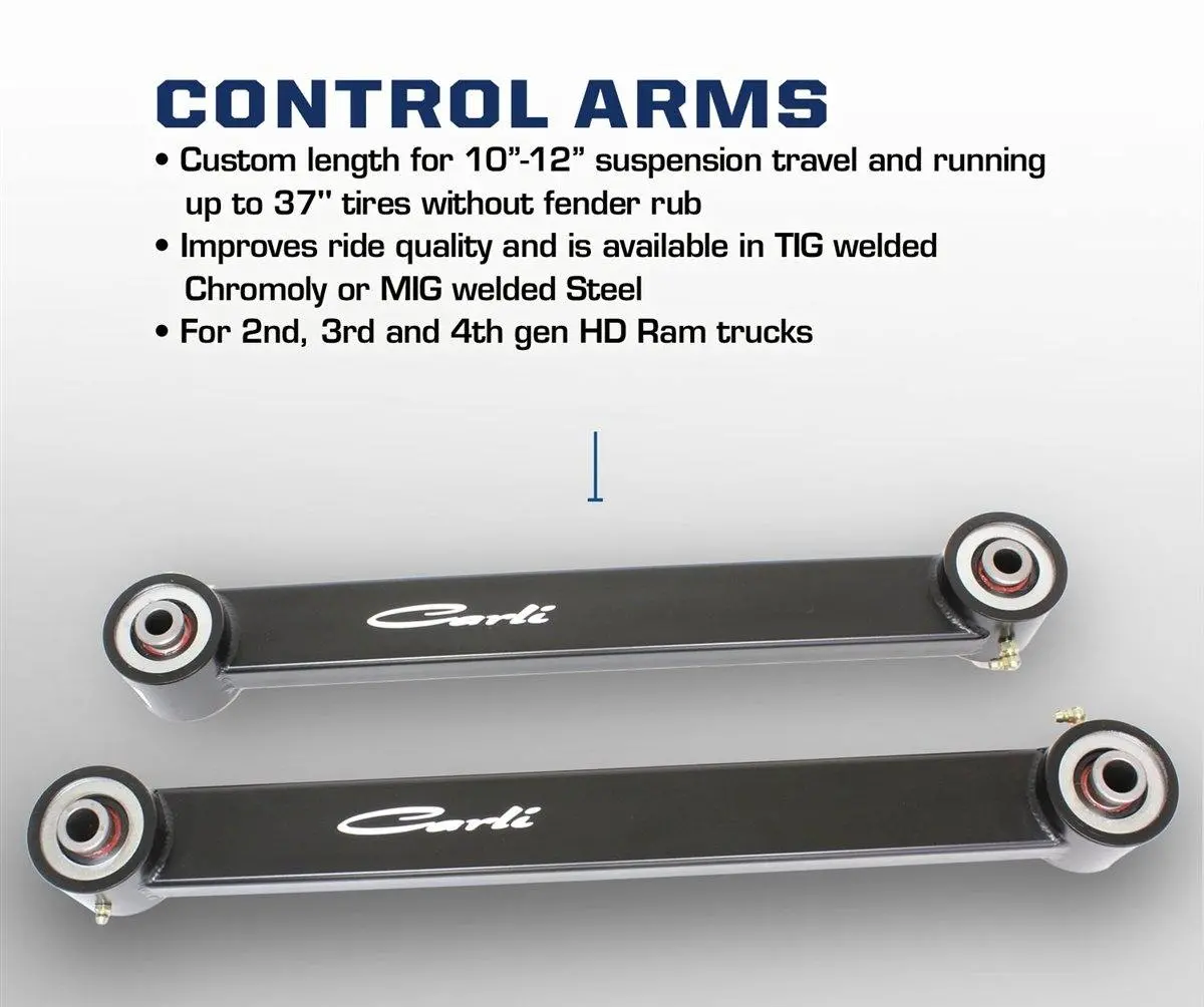 2003-2013 Carli Suspension Dodge Ram 2500/3500 Control Arms 2