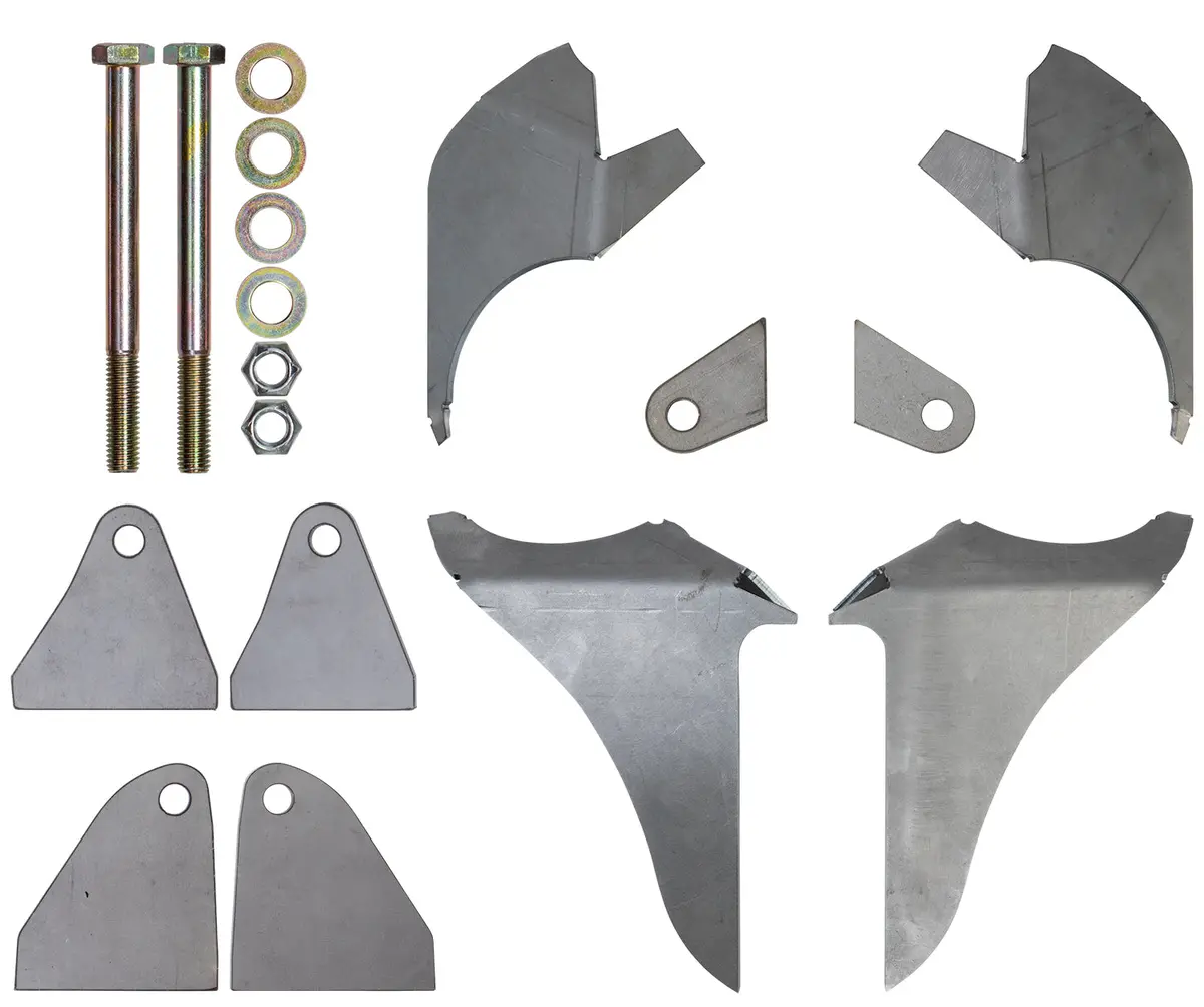 Carli Suspension 03-09 Ram 2500/3500 Coil Bucket Gusset Kit And Engine Mount Doubler 1