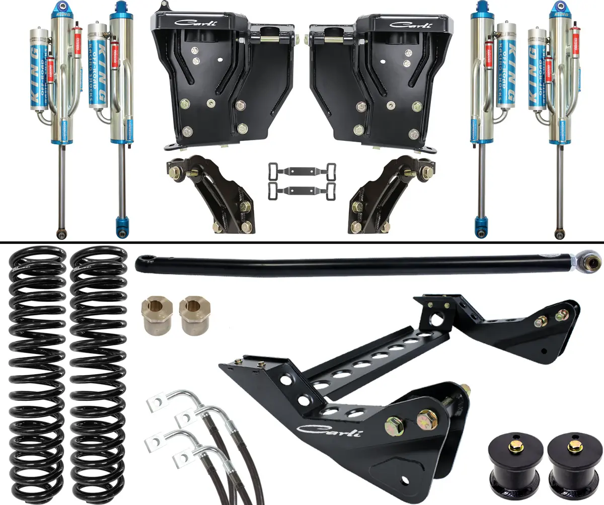 Carli Ford Super Duty 05-16 Unchained 3.0 Bypass 4.5" Lift Suspension System 1