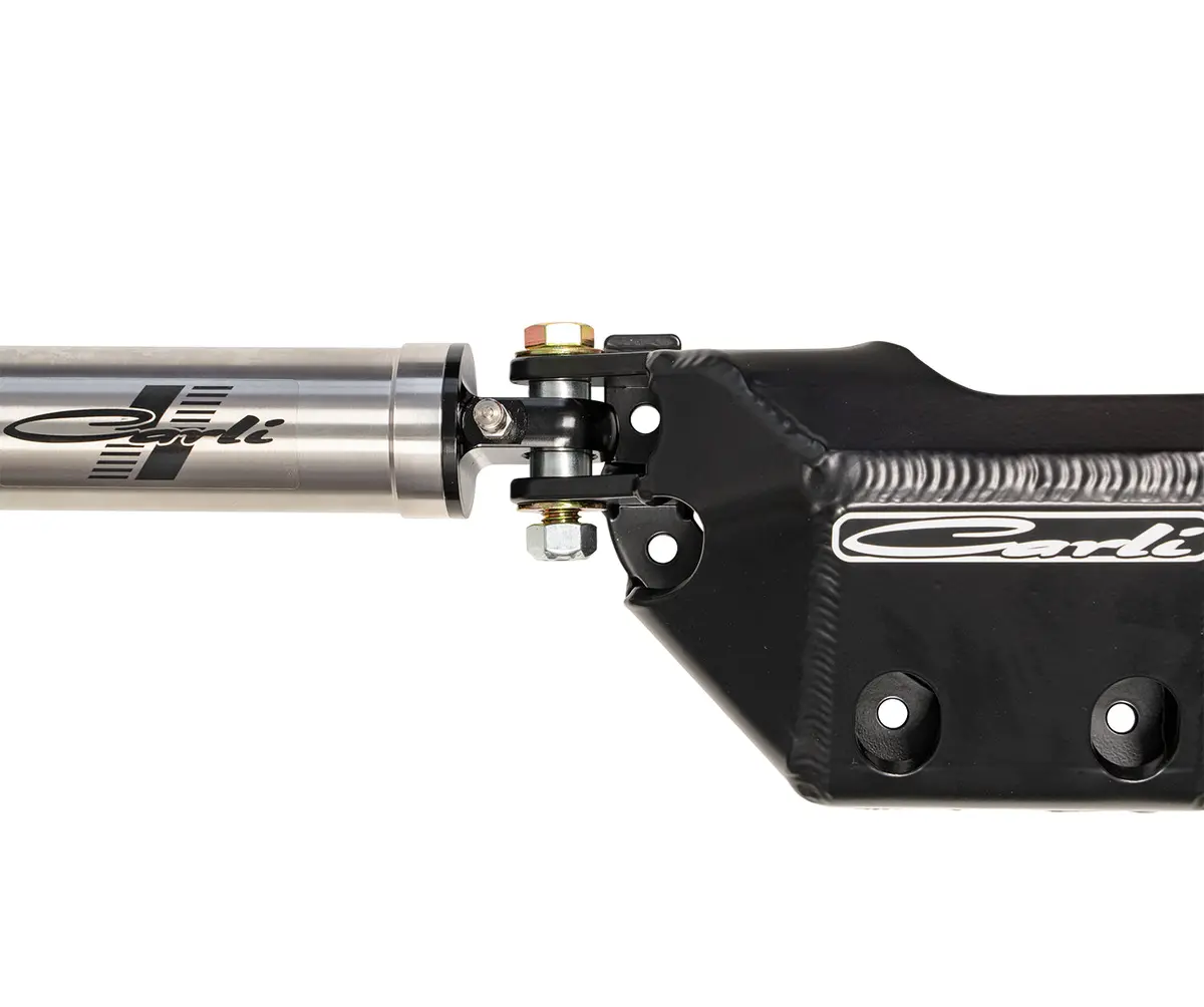 Carli Suspension 2023+ Ford Super Duty Low Mount Steering Stabilizer 1