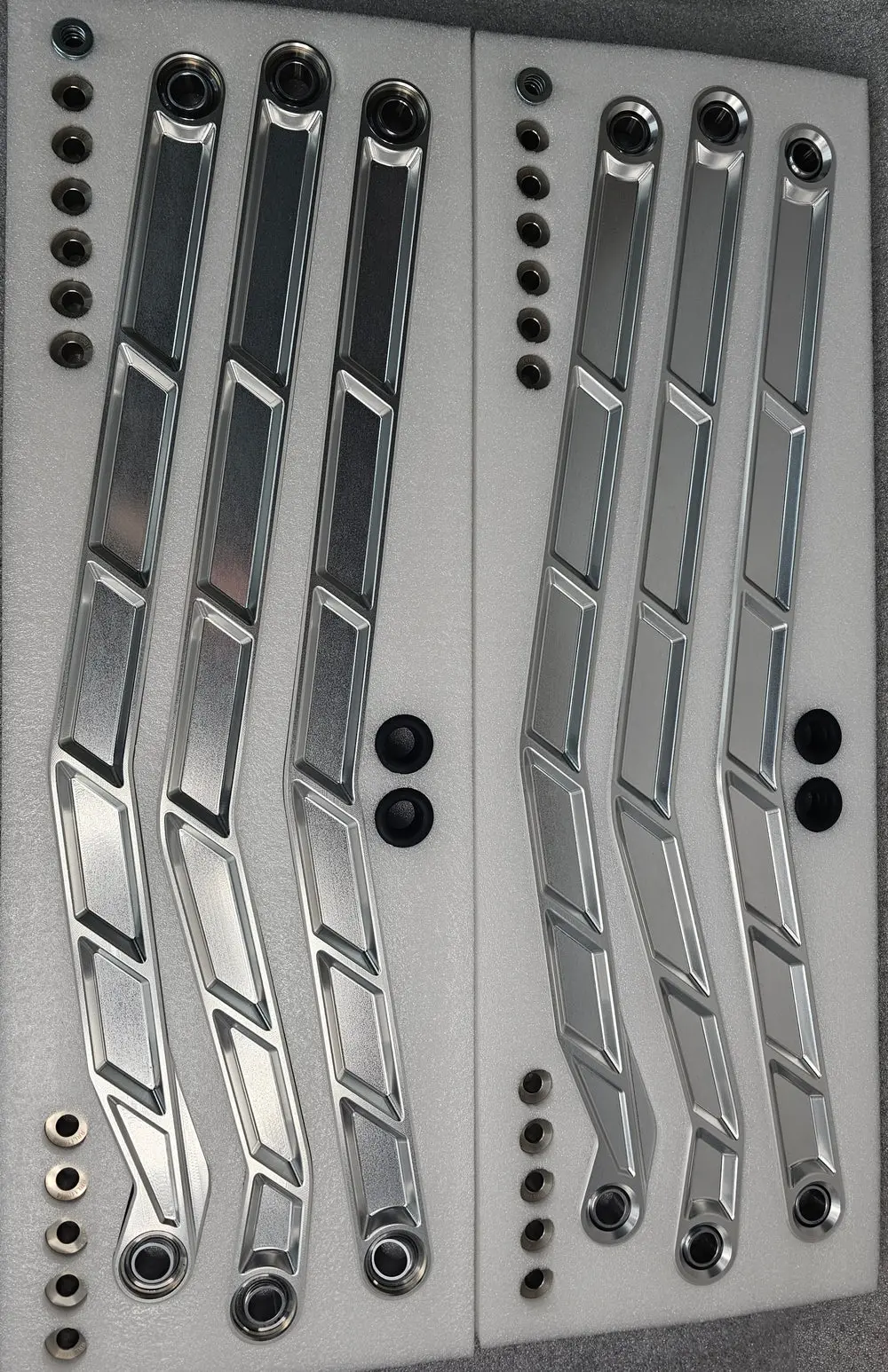 2017 To Current Can-Am X3 Maverick High Clearance Radius Rods In Clear Finish For 72" 1