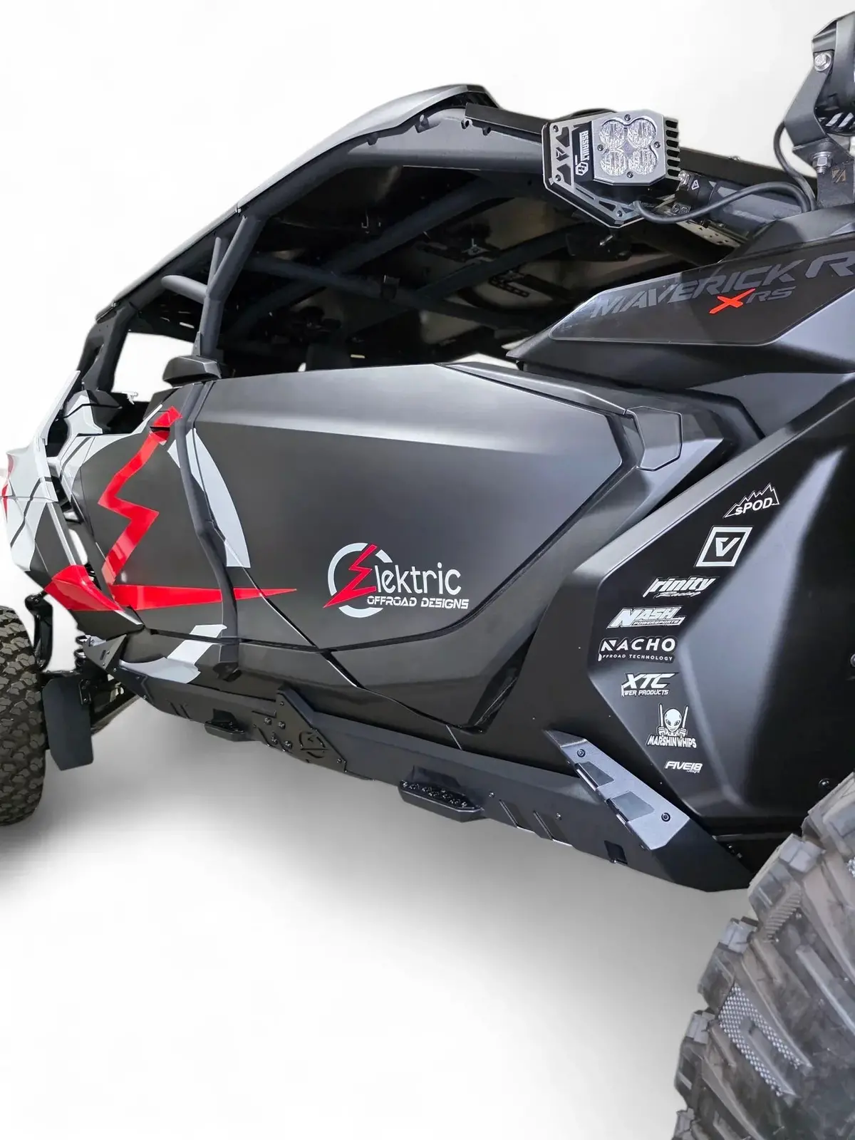 2024+ Can Am Maverick R Volt Rocker Steps 4 Seat 1