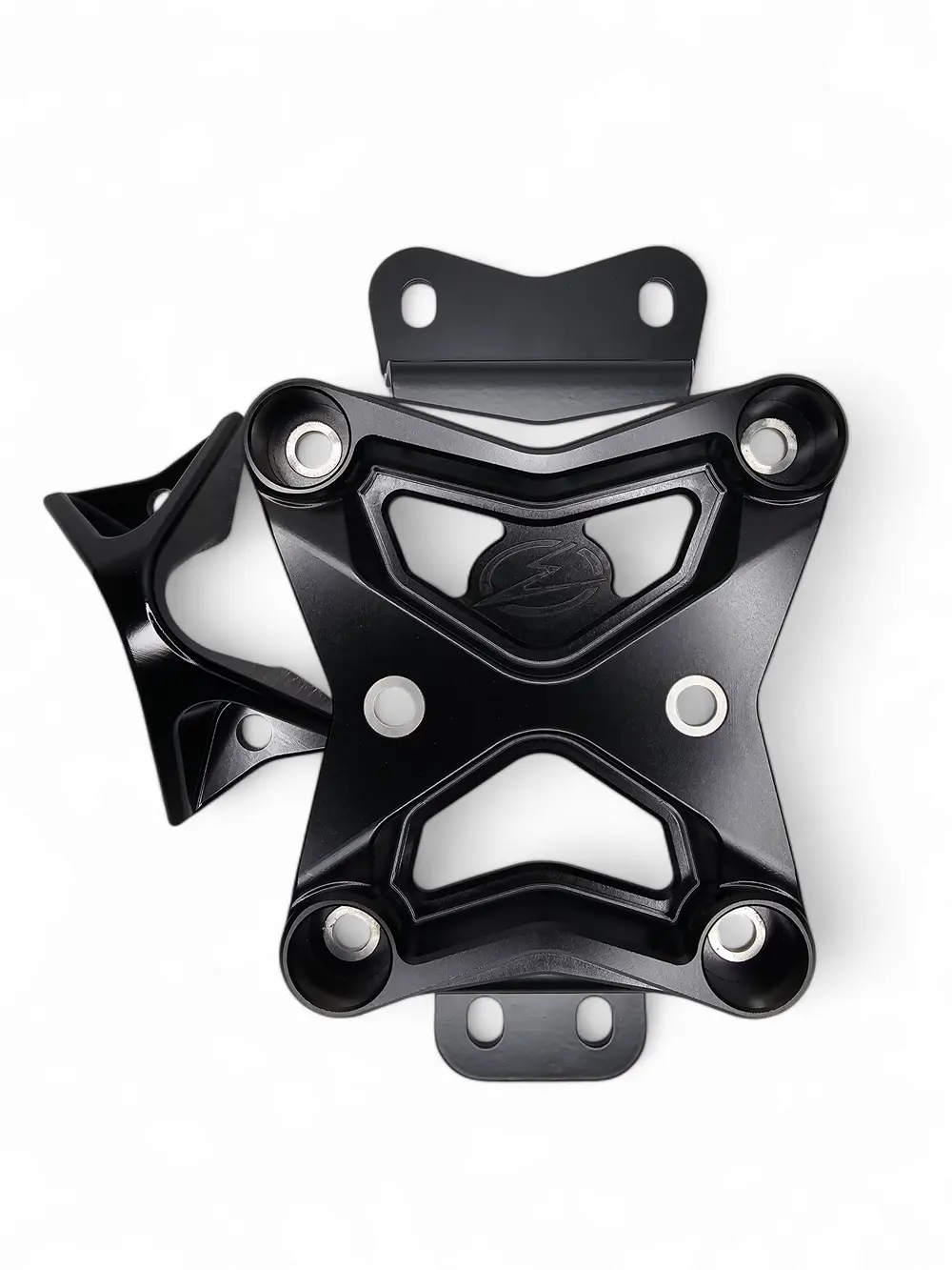 2022 To Current Can Am X3 10 Bolt Radius Rod Plate With Pull Hook (Black) 1
