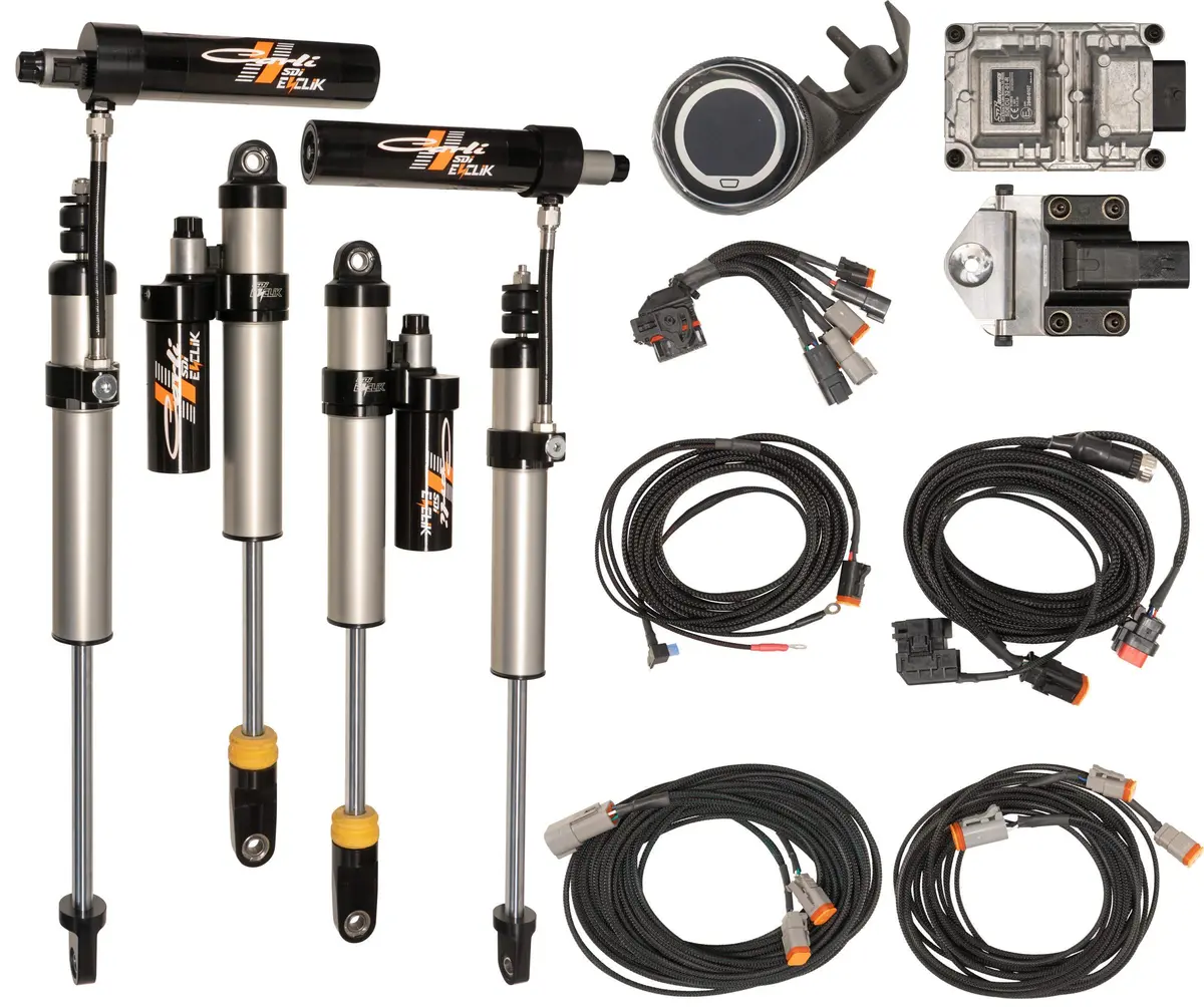 Carli Ford Super Duty E-Venture Electronic 2.5" Diameter Shock Package (Level Height) 1