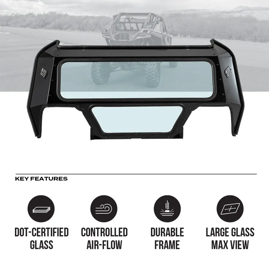 Polaris Turbo R Rear Windshield 2