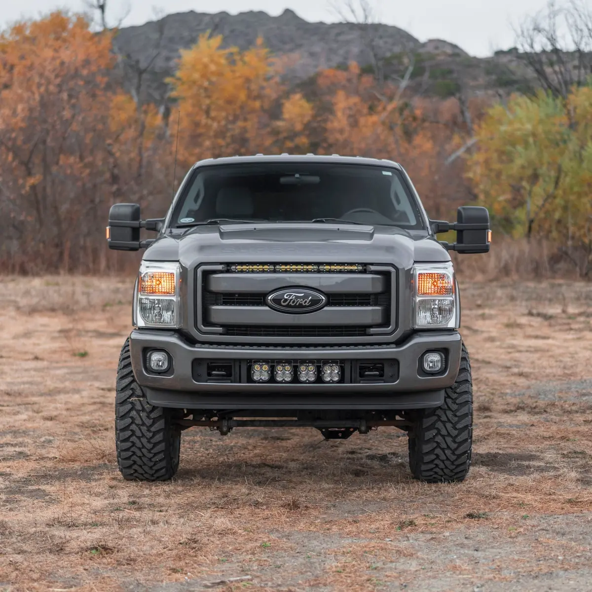 Kd Fabworks 2011-2016 F250/350 Multi Mount Front Bumper Light Kit 1